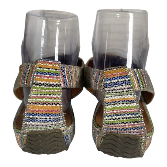 Gently Souls Women’s “It’s So Fun” Multi-Colored Leather Slingback Loafers - Picture 6 of 10